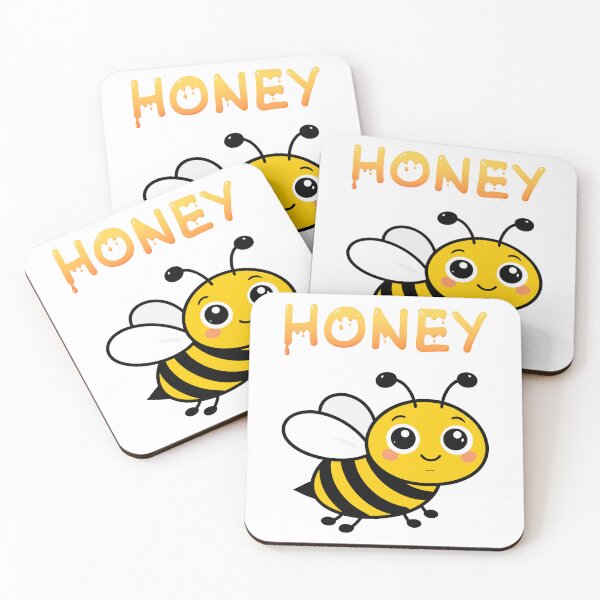 Item preview, Cute Honey Bee Cartoon – Sweet Kawaii Bee Illustration designed and sold by SarkisovaNune.