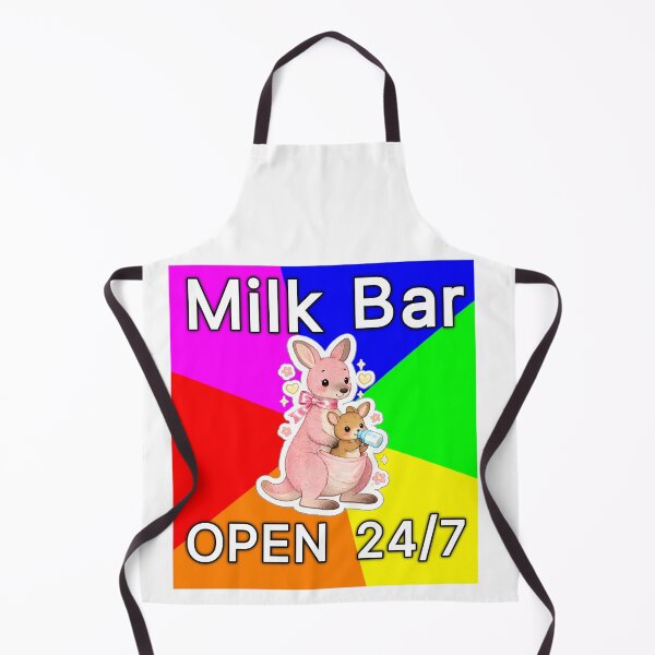 Item preview, Milk Bar Open 24/7 – Kawaii Kangaroo Mom & Baby Cute Sticker Design designed and sold by ahfas86.