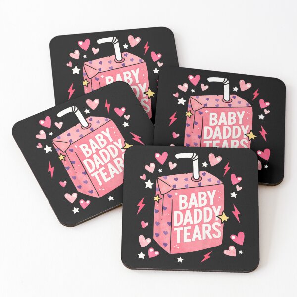 Item preview, Baby Daddy Tears Funny Pink Juice Box Quote designed and sold by Anime-Nomad.