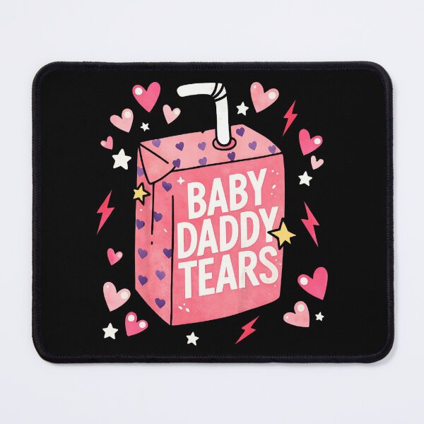 Item preview, Baby Daddy Tears Funny Pink Juice Box Quote designed and sold by Anime-Nomad.