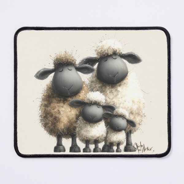 Item preview, Gorgeous Valais Sheep ' Sleepy Sheep ’ BY SHiRLeY MacARTHuR designed and sold by Shirley MacArthur Art.