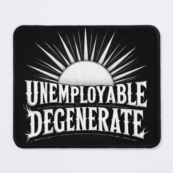 Item preview, No Job Degen designed and sold by SacredScribbles.