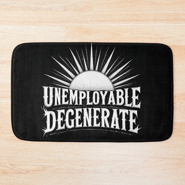 Item preview, No Job Degen designed and sold by SacredScribbles.