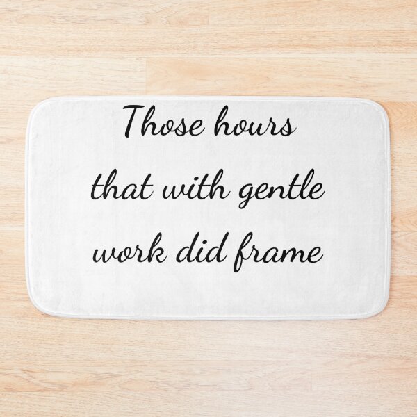 Item preview, "Those hours, that with gentle work did frame" - handwriting black designed and sold by ariksworld.
