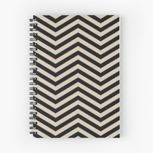 Item preview, Black And Sand Chevron Zigzag Pattern designed and sold by pattern-archive.