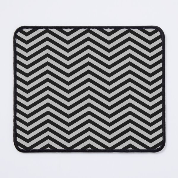 Item preview, Black And Silver Chevron Zigzag Pattern designed and sold by pattern-archive.