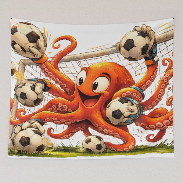 Item preview, Octopus Super Goalkeeper designed and sold by photoparadise22.