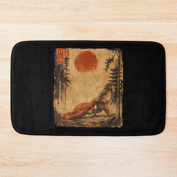 Item preview, Macaque Ukiyo-E Art  designed and sold by Anime-Nomad.