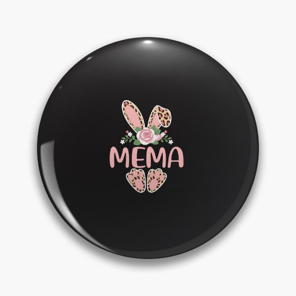 Item preview, Mema Easter Bunny Leopard Floral Cute Grandma Easter Design designed and sold by kiralynstration.