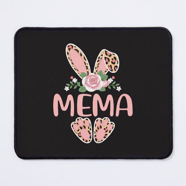Item preview, Mema Easter Bunny Leopard Floral Cute Grandma Easter Design designed and sold by kiralynstration.