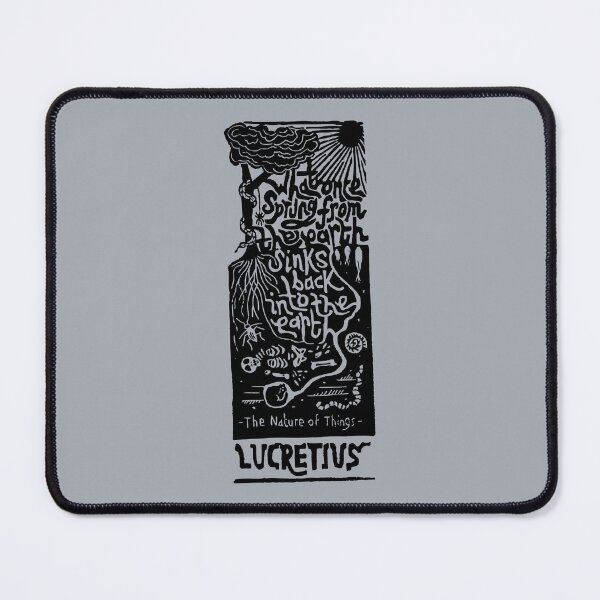 Item preview, Lucretius, Nature of Things, Back into the Earth Linocut designed and sold by louweasely.