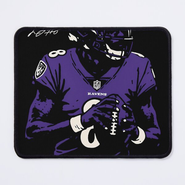 Item preview, Lamar Jackson 8 Ravens Stencil Football designed and sold by Ivan Vičenko.