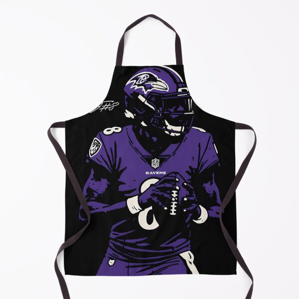 Item preview, Lamar Jackson 8 Ravens  Stencil Football  designed and sold by Ivan Vičenko.