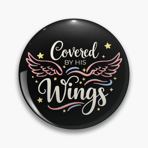 Item preview, Covered By His Wings – Christian Faith Protection designed and sold by Verse & Vibes.
