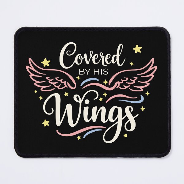 Item preview, Covered By His Wings – Christian Faith Protection designed and sold by Verse & Vibes.