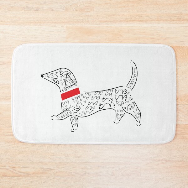 Item preview, Calligram: Baybayin Dog (for textile) designed and sold by CrafterCrow.