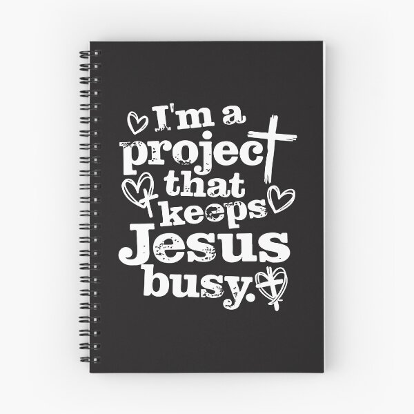 Item preview, I’m A Project That Keeps Jesus Busy Funny Christian Faith Humor Design designed and sold by kiralynstration.