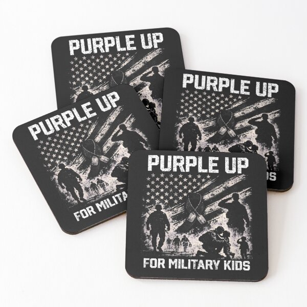 Item preview, Purple Up Military Kids Month Of Military Child Army designed and sold by Anime-Nomad.