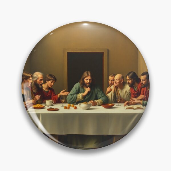 Item preview, Jesus at the last supper. designed and sold by oldMastersofart.
