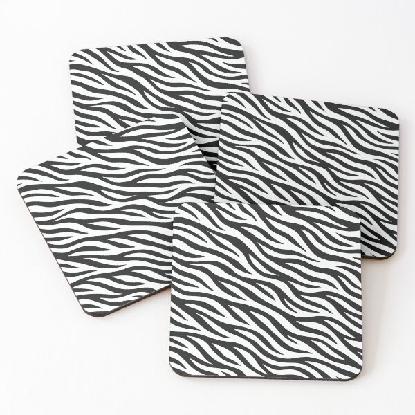 Item preview, Zebra Bold Black White Stripe Pattern designed and sold by WildlifeInc.