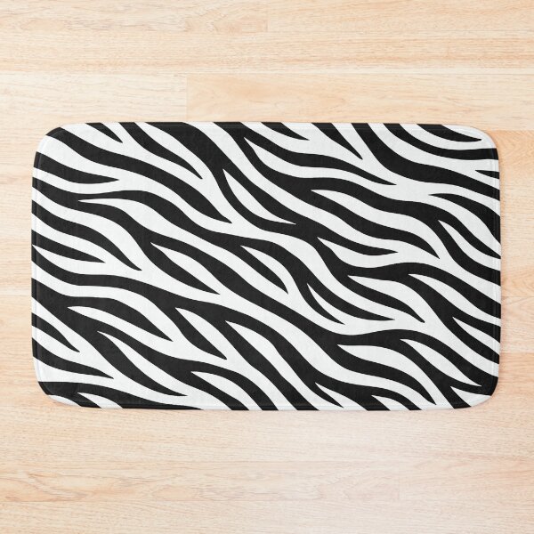 Item preview, Zebra Bold Black White Stripe Pattern designed and sold by WildlifeInc.