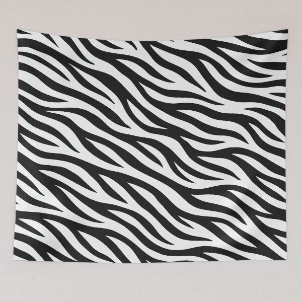 Item preview, Zebra Bold Black White Stripe Pattern designed and sold by WildlifeInc.