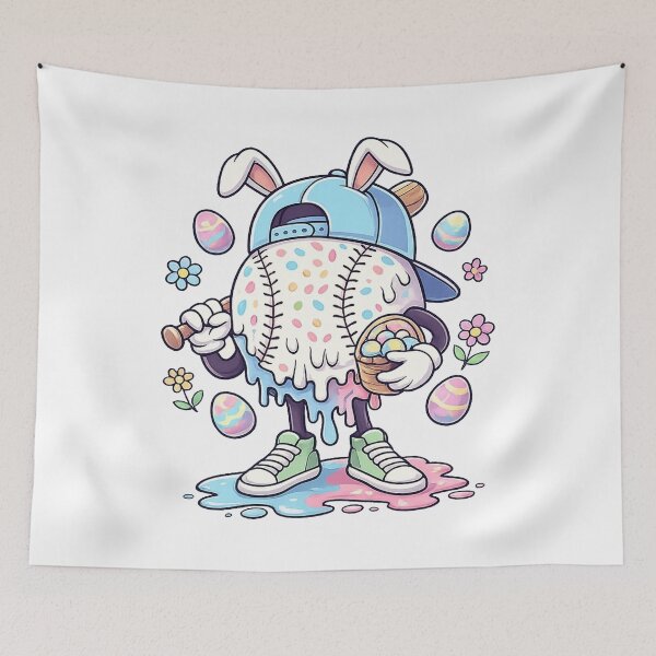 Item preview, Easter Baseball, Baseball Easter Bunny, Cute Easter Egg Baseball designed and sold by ThatTheoHall.