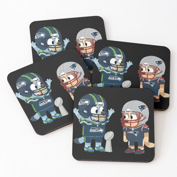 Item preview, Chilli Bluey Seattle Seahawks And Patriots designed and sold by Ivan Vičenko.