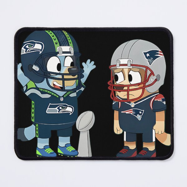 Item preview, Chilli Bluey Seattle Seahawks And Patriots designed and sold by Ivan Vičenko.