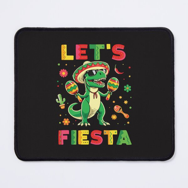 Item preview, Lets Fiesta Dinosaur Cinco De Mayo Kids Funny Mexican Party Design designed and sold by kiralynstration.