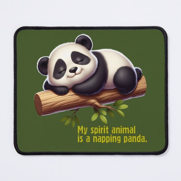 Item preview, My Spirit Animal is a Napping Panda Cute Illustration designed and sold by Valeriia_Isaieva.