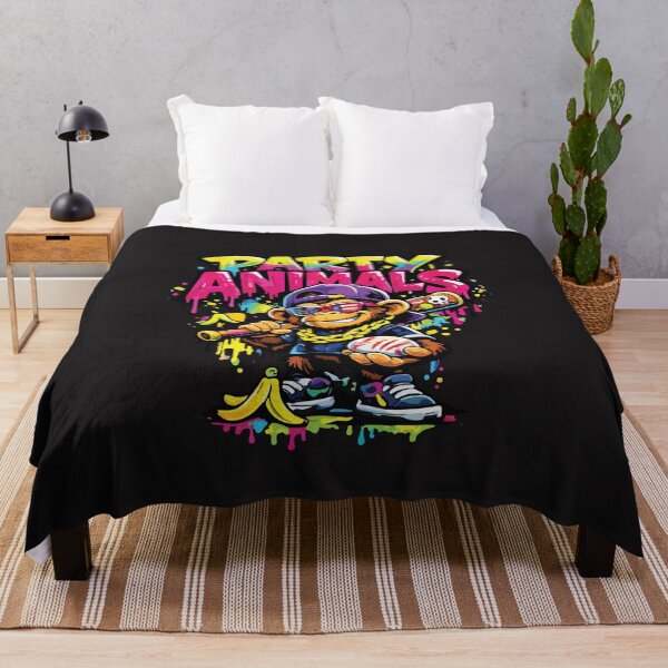Item preview, Party Animals Monkey Baseball Funny Drip Graffiti Street Style Design designed and sold by kiralynstration.