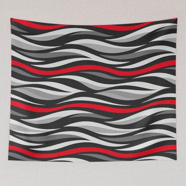 Item preview, Roseline Shark Striped Scale Pattern designed and sold by WildlifeInc.