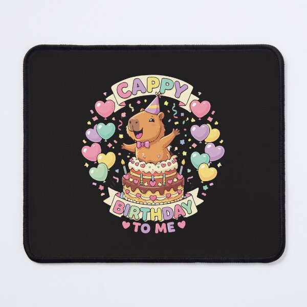 Item preview, Capybara Birthday Kawaii Girl Cute Cappy Birthday To Me Design designed and sold by kiralynstration.