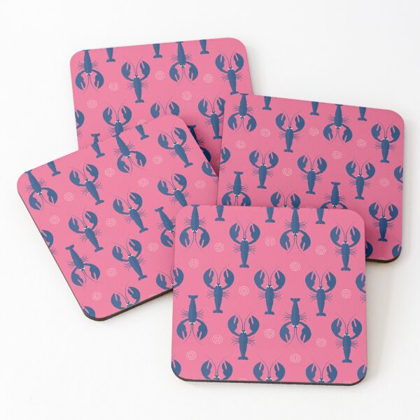 Item preview, Lobsters on pink designed and sold by reneesillus.