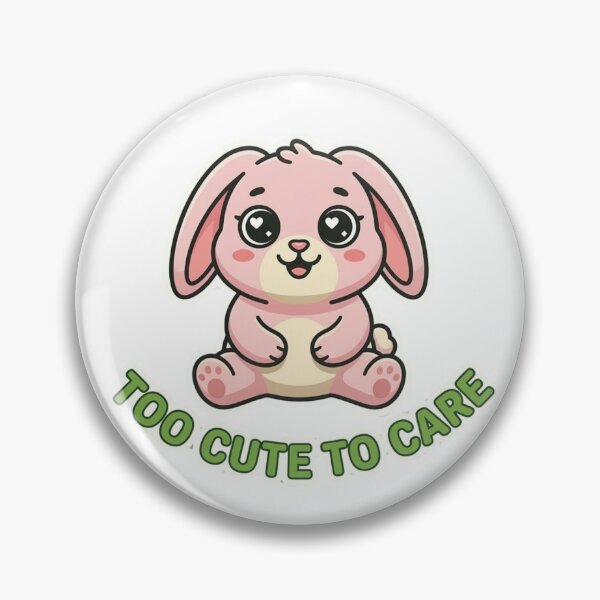 Item preview, Too Cute To Care Funny Bunny Cartoon Cute Rabbit Design designed and sold by SarcasmThreads.