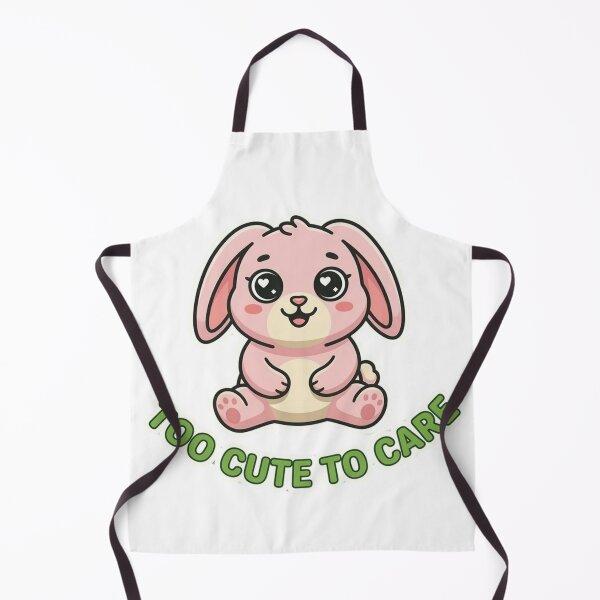 Item preview, Too Cute To Care Funny Bunny Cartoon Cute Rabbit Design designed and sold by SarcasmThreads.