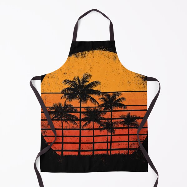 Item preview, Retro Sunset Palm Trees Vintage Aesthetic – 80s Tropical Summer Beach Vaporwave Design designed and sold by Money Magnet Studio.