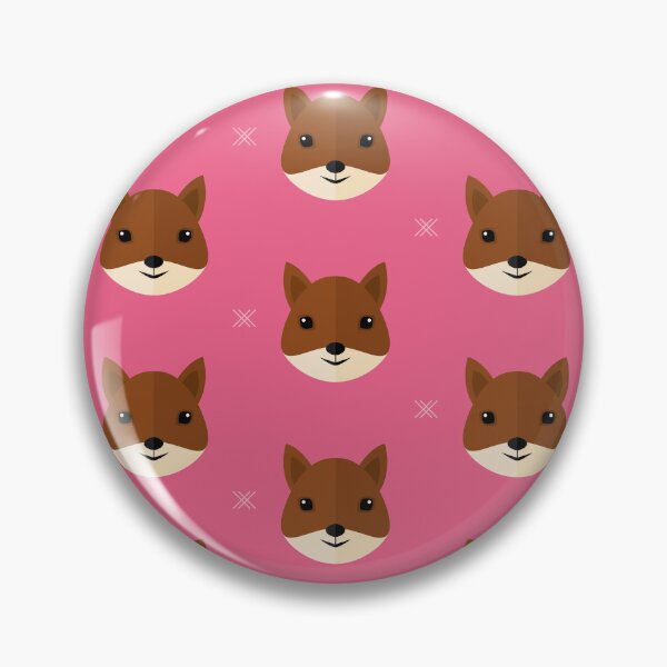 Item preview, Squirrel heads on pink designed and sold by reneesillus.