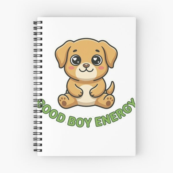 Aperçu de l'œuvre Bon garçon énergique Chien mignon dessin animé Chiot drôle créée et vendue par SarcasmThreads.