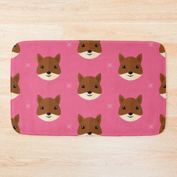 Item preview, Squirrel heads on pink designed and sold by reneesillus.
