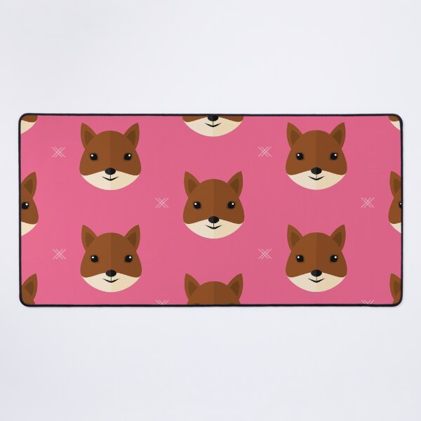 Item preview, Squirrel heads on pink designed and sold by reneesillus.