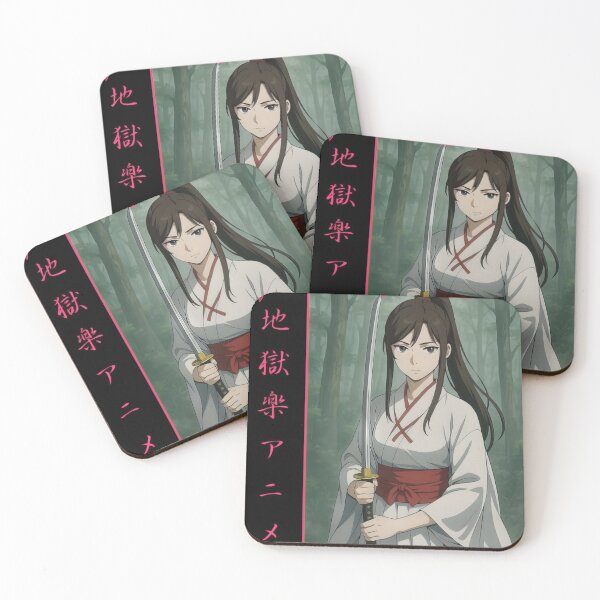 Item preview, Serene Anime Woman in White Kimono with Floral Background designed and sold by vistalyn.