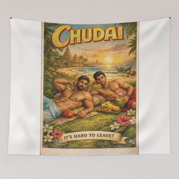 Item preview, Chudai Hindi Slang Expression within Hindi Speaking LGBTQ Culture designed and sold by Places On Earth.