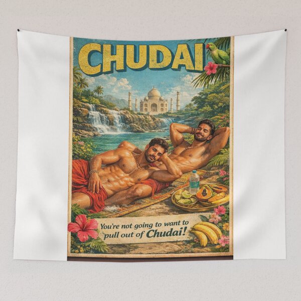Item preview, Taj Mahal Riverside Chudai Humor Scene with Hindi Gay Slang Context designed and sold by Places On Earth.