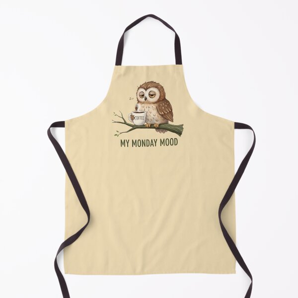 Item preview, Funny Tired Owl Coffee Monday Mood Illustration designed and sold by Valeriia_Isaieva.