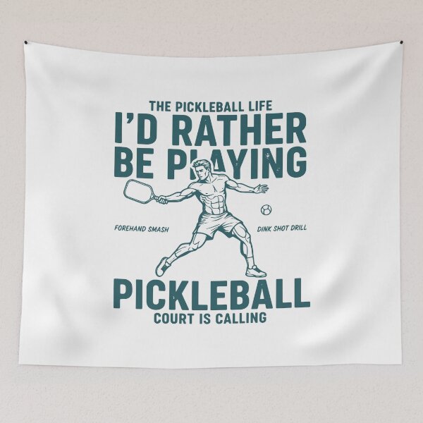 Item preview, Pickleball Id Rather Be Playing Love Pickleball designed and sold by LuminOrb.