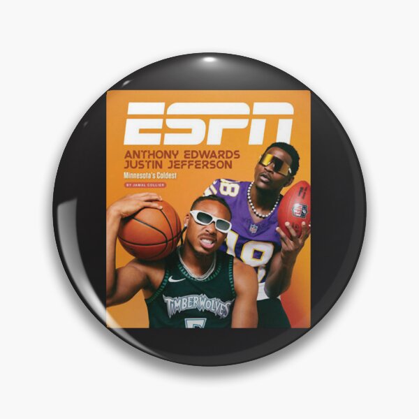 Item preview, Anthony Edwards Justin Jefferson Minnesota Timberwolves Vikings  designed and sold by majid150.