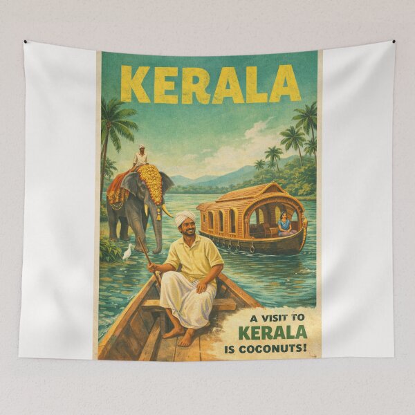 Item preview, Kerala Backwaters Houseboats and Alappuzha Waterways designed and sold by Places On Earth.