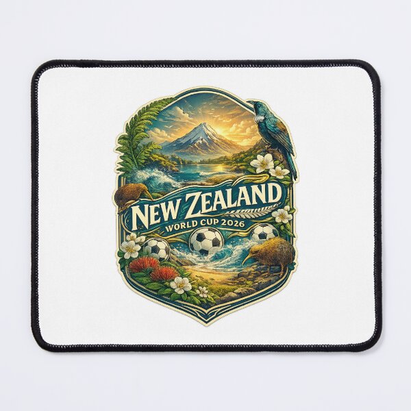 Item preview, Aotearoa Landscape and FIFA World Cup 2026 Theme in New Zealand designed and sold by Places On Earth.